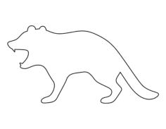 Tasmanian Devil Coloring Pdf, Free Vectors File